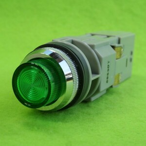 ｉｄｅｃ 照光押ボタンスイッチ ALFNE21611DNG(φ30,1a1b接点,LED,AC100V)緑