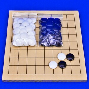 囲碁セット　木製9路盤セット（プラ碁石椿）【囲碁将棋専門店の将碁屋】