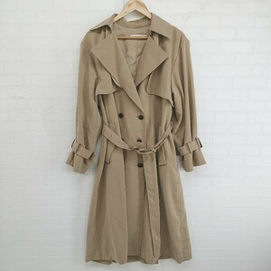 ◇ ◎ MOUSSY マウジー ベルト付 長袖 トレンチ コート サイズ1 ベージュ レディース E