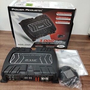 BAMF1-3000D 1ch Class D Max.3000W パワーアコースティック Power Acoustik 