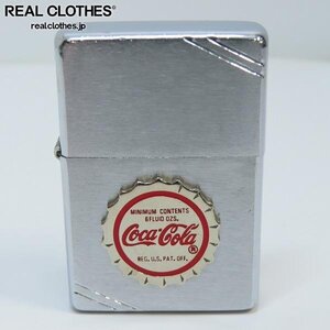 ZIPPO/ジッポー 1937 REPLICA/1937レプリカ Coca-Cola/コカコーラ ダイアゴナルライン メタル貼り 2001年製 /UPK