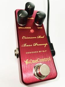 One Control CRIMSON RED BASS PREAMP