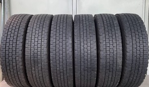 24082303　　中古タイヤ　【22年製】　DUNLOP　DECTES　SP081　225/80R17.5　123/122L　6本