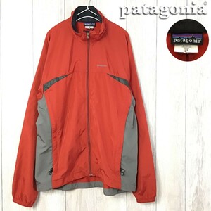 ★アメリカ直輸入!!★正規品★[patagonia パタゴニア]ソフトシェル ウインドブレーカー ジャケット[メンズ M]赤 茶 アウトドア 人気 K2-233