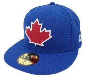 New Era ニューエラ MLB Toronto Blue Jays トロント ブルージェイズ メッシュ ベースボールキャップ（7 3/8 58.7cm）【並行輸入品】