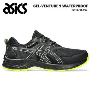 新品 未使用 アシックス 25.5cm asics GEL-VENTURE 9 WATERPROOF 1011B705-003 防水 トレイルランニングシューズ メ