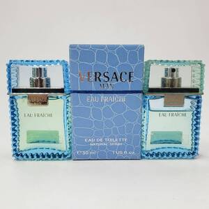 24大/A061388-2/M011-544/TY3000 VERSACE 香水２点まとめ VERSACE MAN EAU FRAICHE ヴェルサーチ マン オーフレッシュ オーデトワレ