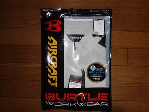 BURTLE AC2004 エアークラフトベスト(サイドファンモデル)ファンなし★L アッシュグレー★服のみ バートル 空調服