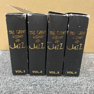 ☆421. THE GREAT HISTORY OF JAZZ VOL.1/2/3/4 CD 動作未確認 現状品