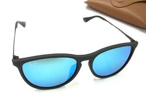 1円 ■極美品■ Ray-Ban レイバン RJ9060SF 7005/55 52□14 135 3N ミラーレンズ サングラス メガネ 眼鏡 ブラック系 FF5665