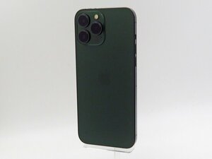 ◇【SoftBank/Apple】iPhone 13 Pro Max 256GB SIMフリー MNCV3J/A スマートフォン アルパイングリーン　ネットワーク利用制限△