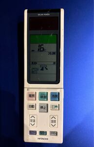 エアコンリモコン HITACHI 日立 solar Power RAR-4F1 