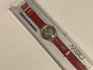 SWATCH 1992年 オートマチック レッドアヘッド スケルトンSAK101