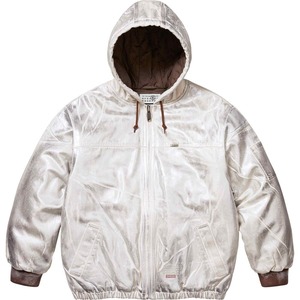 【L】Supreme x MM6 Maison Margiela Foil Hooded Work Jacket 新品未使用 シュプリーム メゾンマルジェラ フーデッド ワーク ジャケット