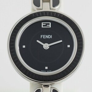 【美品】 FENDI フェンディ マイウェイ SS/セラミック レデイース クオーツ ギャランティーカード・ケース付き［31525］