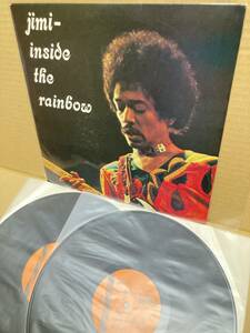 良LP x2！ジミ・ヘンドリックス Jimi Hendrix / Jimi Inside The Rainbow Blue Records SX 501 ライヴ盤 LIVE ELECTRIC LADYLAND FOXY LADY