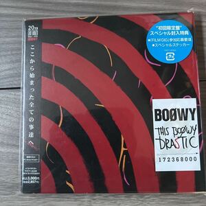 CD+DVD BOOWY / THIS BOOWY DRASTIC 初回限定盤 ステッカー封入 24bitデジタルリマスター ボウイ 氷室京介 布袋寅泰 紙ジャケ