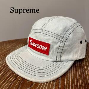 『Supreme』シュプリーム (F) ウォッシュ デニム キャンプ キャップ