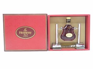 【1円】～ ミニ Hennessy XO ヘネシー コニャック ブランデー 台座付き 箱入 未開封 古酒 G27250