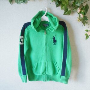 ポロ ラルフローレン POLO RALPH LAUREN 子供服 130 ニット パーカー キッズ 男の子 女の子