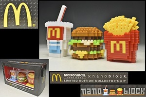 【マクドナルド】 マクドナルド ナノブロック 店舗限定販売品 LIMITED EDITION COLLECTORS KIT nanoblock ビッグマックバーガー