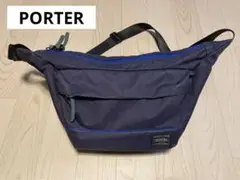 PORTER GIRL ムース ショルダーバッグ ネイビー　ポーター正規品