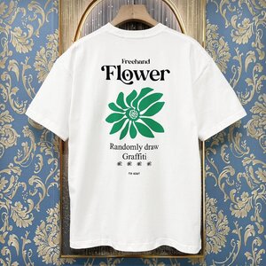 一枚限定 定価2万★christian milada・ミラノ発・半袖Tシャツ★コットン100％ 上質 吸汗速乾 通気 スウェット カットソー 普段着 夏服 M