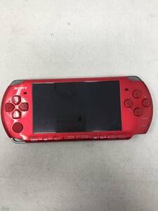 HY-907 動作品 SONY PSP-3000 ラディアントレッド Playstation Portable 本体のみ 初期化済