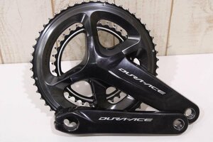 ★SHIMANO シマノ FD-R9100 DURA-ACE 172.5mm 52/36T 2x11s PIONEER両足計測パワーメーター クランクセット BCD:110mm リウコール点検済