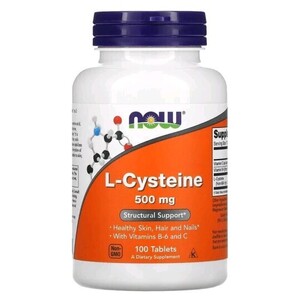 ナウフーズ　 Lシステイン (L-Cysteine)　エルシステイン　500mg 100粒 　NOWFOODS　NOW