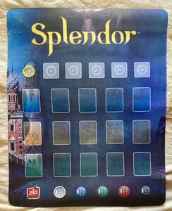 宝石の煌き Splendorプレイマット 外箱付き ホビージャパン正規品 美品 希少 ボードゲーム アイテム