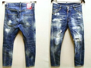 ◇即決[42]DSQUARED2 20SS CLASSIC KENNY JEAN S71LB0721 ストレッチ クラシック ケニー スリム デニム パンツ■566