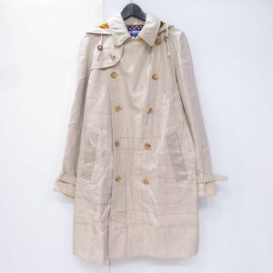 130 COMME des GARCONS コム デ ギャルソン JUNYAWATANABE フード付き トレンチコート WQ-C001 Mサイズ ※中古