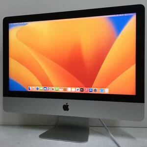 ☆【美品 21.5インチ】Apple iMac (Retina 4K, 21.5-inch, 2017) A1418 Core i5(7400)/3.0GHz RAM:8GB/HDD:1TB Ventura 動作品