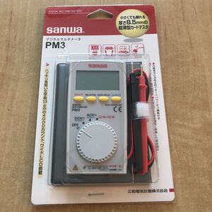 【新品／未開封】Sanwa (三和電気計器) デジタルマルチメーター PM-3