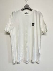 【入手困難】 STONE ISLAND ストーンアイランド 白 ホワイト 半袖 Tシャツ ワンポイント ワッペン XL 新品未使用 レア 希少