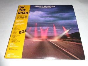 【LP】浜田省吾『ON THE ROAD』見開きジャケット　LIVE　LP＋30㎝シングル　8Pカラーブックレット　32AH1410~11