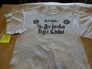 1991　Vintage NIKE T-shirts　Air Jordan 6【flight school】　銀タグ　米国製　size　XL 　