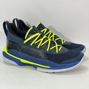 25cm UNDER ARMOUR GS CURRY 7 GS 3022113-405 アンダーアーマー GS カリ― 7 GS ロイヤル レディース スニーカー 45617 111733