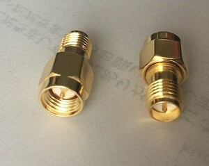 SMA PLUG MALE PIN プラグ メスピン　 　RP-SMA JACK MALE PIN ジャック オスピン　RF同軸端子コネクター変換器 Baofeng アンテナ用変換器