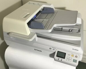 【埼玉発】【EPSON】A3ドキュメントスキャナー DS-60000　★ネットワークパネル搭載★カウンター454枚★動作確認済★　(9-4218)