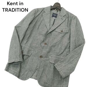 Kent in TRADITION ケント 通年 ストライプ★ ジャケット カバーオール Sz.M　メンズ　A4T01127_2#O