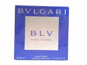 未使用　フィルム未開封　ブルガリ　BVLGARI　ブルー　プールオム　BLV POUR HOMME　オードトワレ　スプレー　50ml　YK-4600