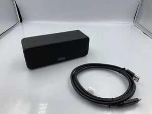 X155)ELECOM ポータブルスピーカー（Standard） LBT-SPP02BK ブラック　動作品