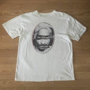 KRHYME DENIM クライムデニム Tシャツ　hiphop ストリート　DS455 2pac GANG ローライダー　ギャングスタ　ホワイト　白　サイズXL