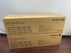 X002)FUJIFILM 未使用 フジゼロックス 純正 トナー CT201826 FUJI XEROX 2点セット ブラック