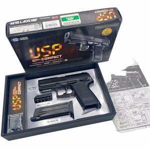 KS 美品 TOKYO MARUI 東京マルイ H＆K USP コンパクト 27-183823 エアガン ガスブローバック 簡易動作確認済 箱付 サバゲー