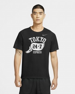 NIKE ライズ 365 Tシャツ S/S DA1489-010 GEL DRI-FIT Sサイズ 身長155～176cm マイラー runnning ナイキ ランニング