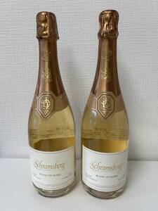 【2本セット】1円～シュラムスバーグ ブラン・ド・ノワール ノース・コースト 2020 750ml 12.8％ 241222 Schramsberg