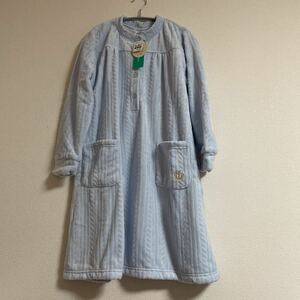 新品 2479円 マタニティ パジャマ M サックス タグ付き 未使用 ミンク フリース あったか 出産準備 保温性 部屋着 ルームウェア